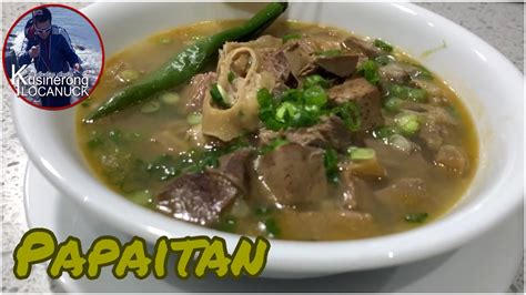 how to cook papaitan beef